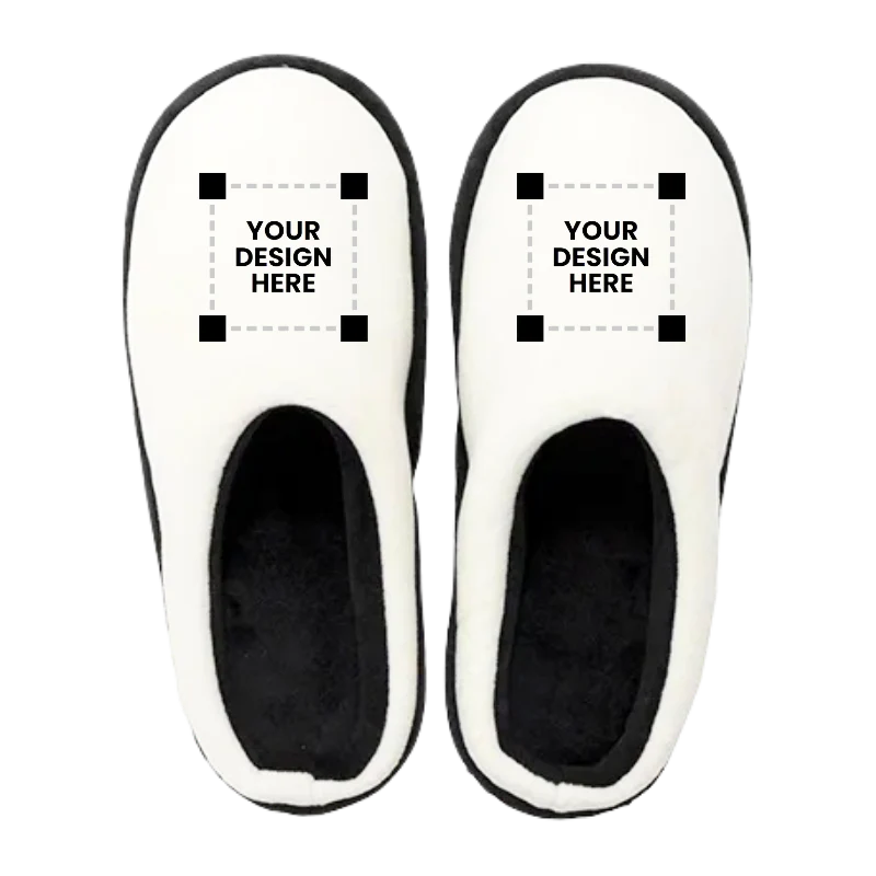 Think Wear Kids Fuzzy Close Toe Slippers