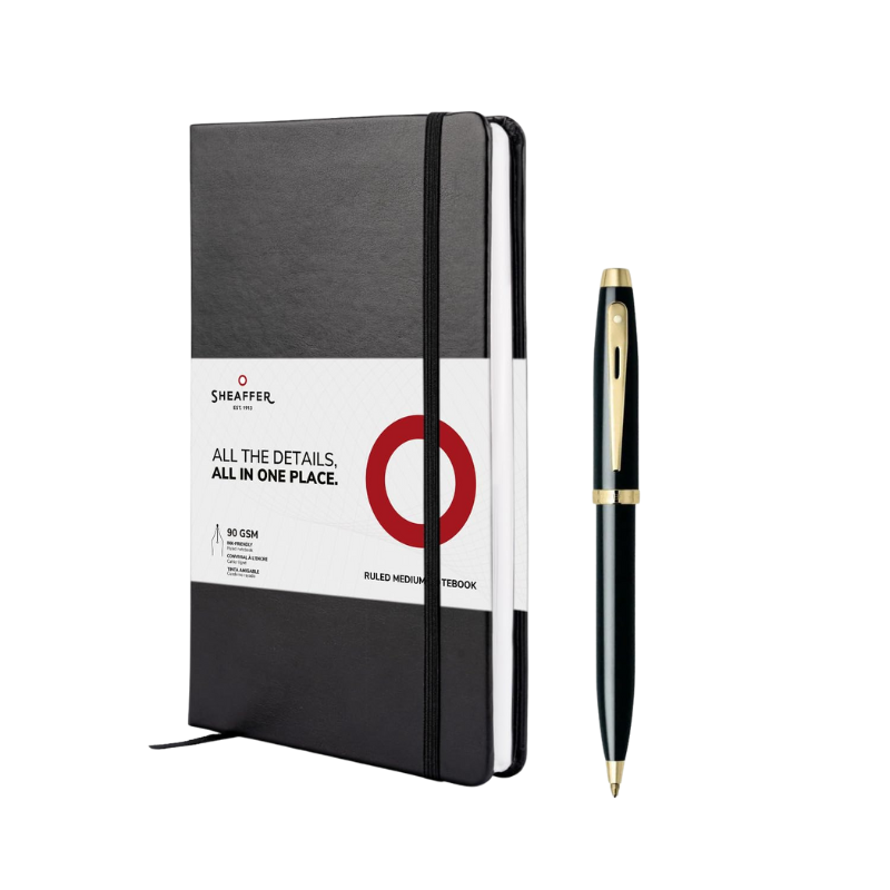 Sheaffer Medium Notebook & Pen Set