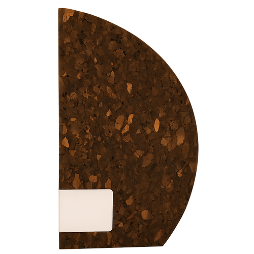 Cork Obsidian Crescent Trophy