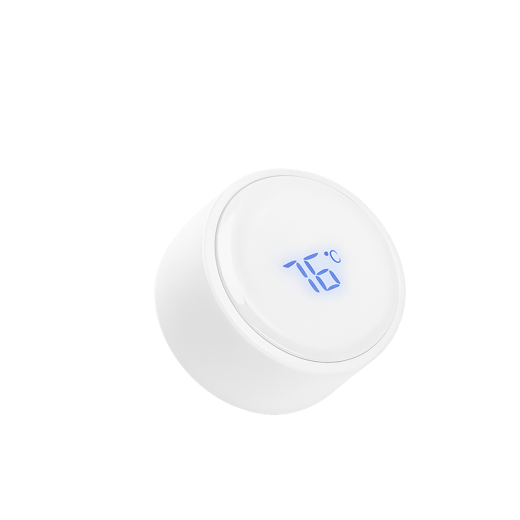 Temperature Display Bottle (White)