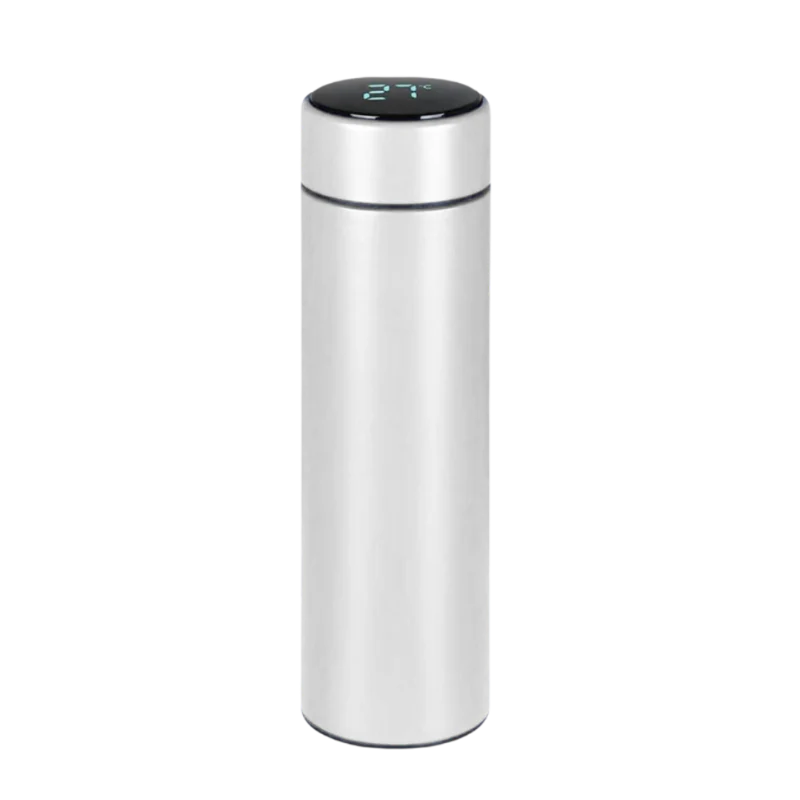 Temperature Display Bottle (White)