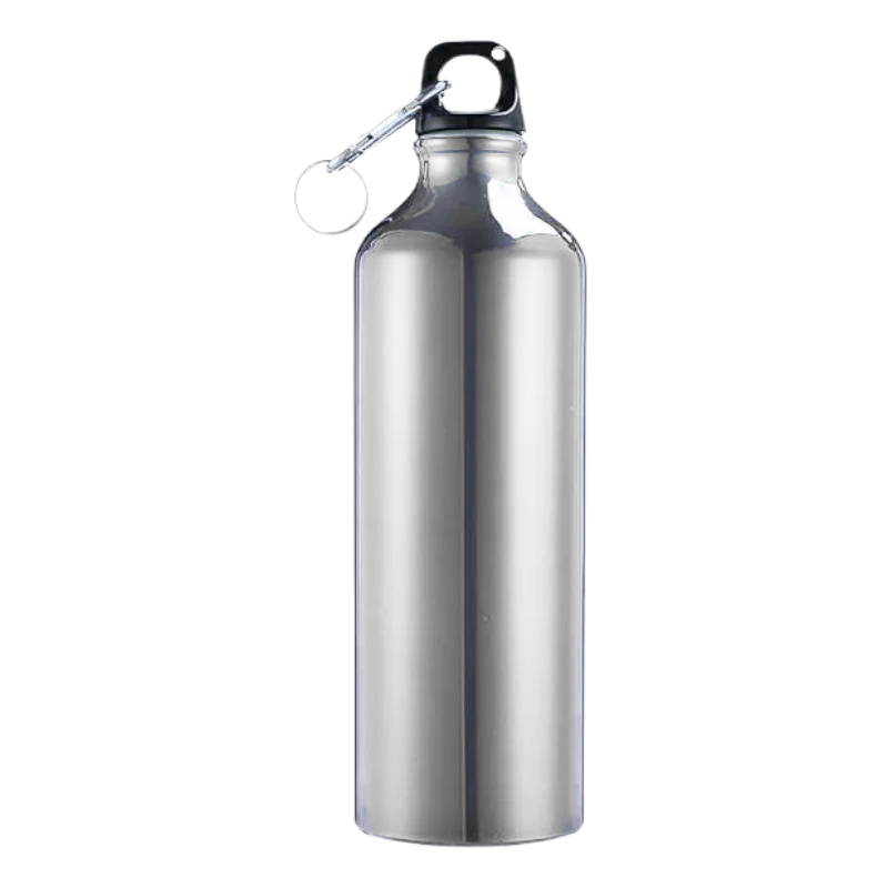 Aluminium Metal Glossy Bottle