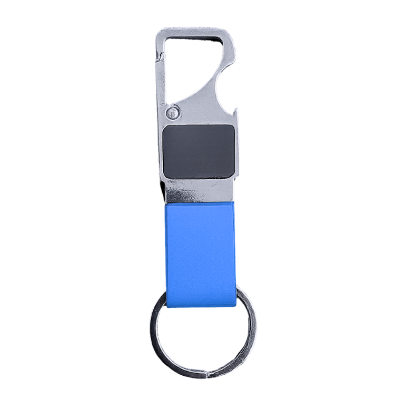 Metal keychain And Ball Pen kit (Blue)