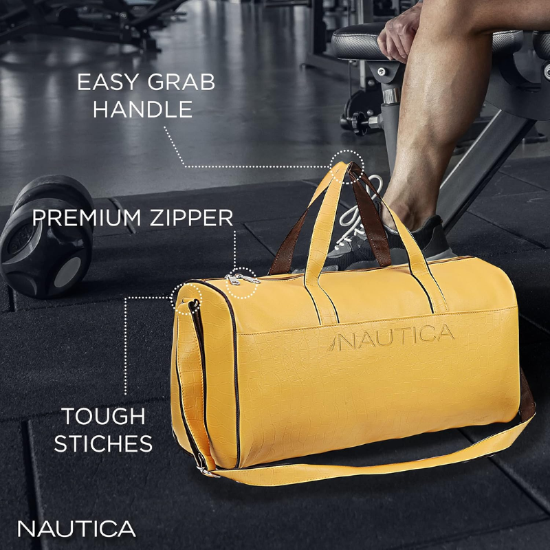 Nautica Duffle Bag (Yellow)