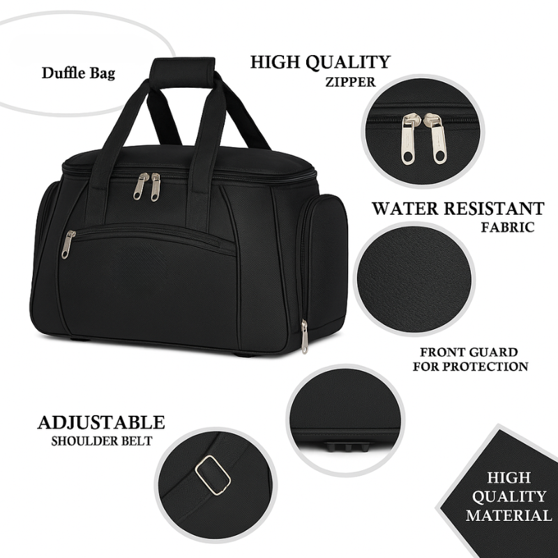 Heritage Voyager Duffle (Black)