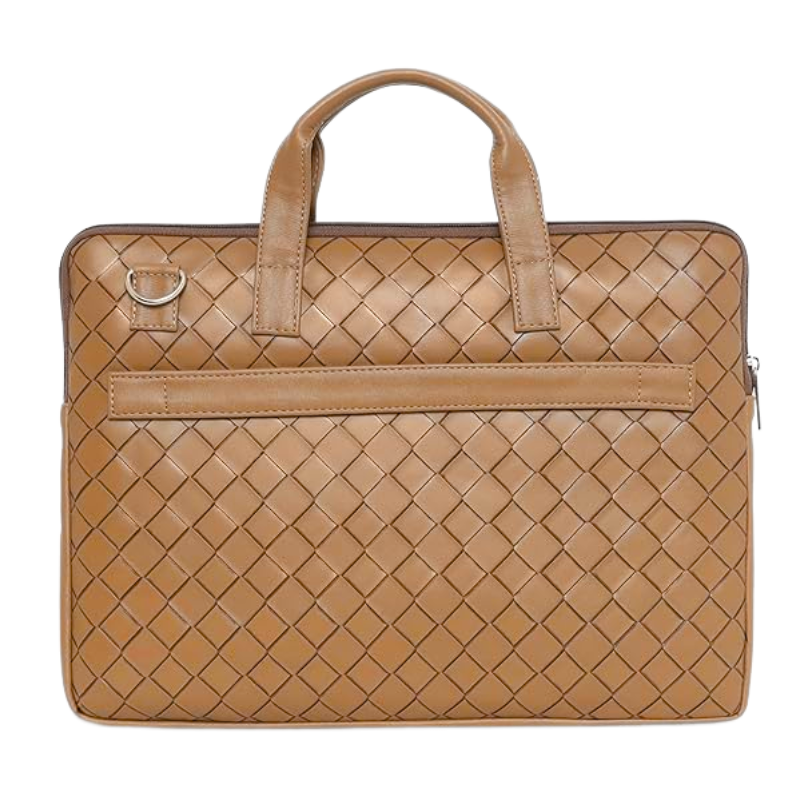 Naurica Laptop Bag Checks (Brown)