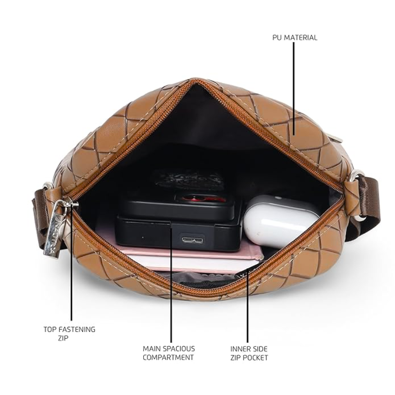 Nautica Sling Bag (Brown)