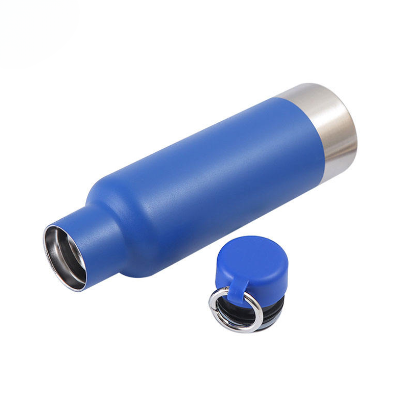 Office Onyx Stainless Desk Bottle (Blue)