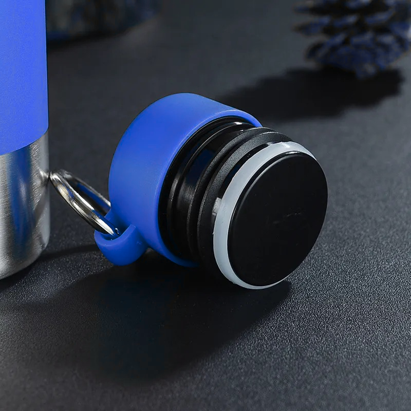 Office Onyx Stainless Desk Bottle (Blue)