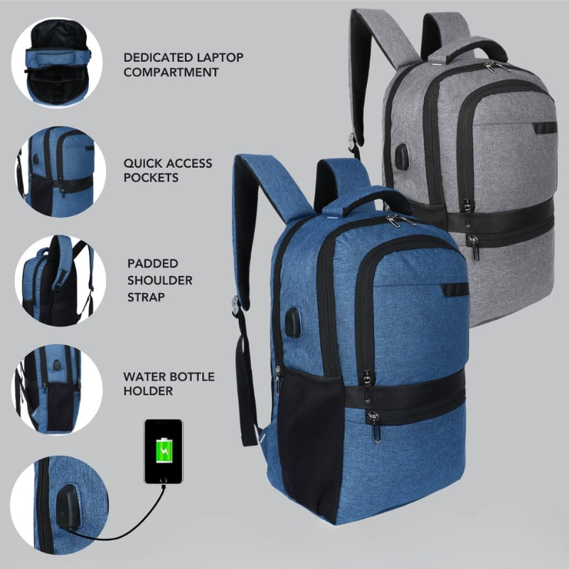 Power Pack Backpack (Blue)