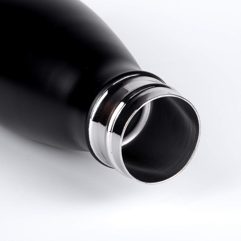 Profes Steel Desk Bottle  (Black)