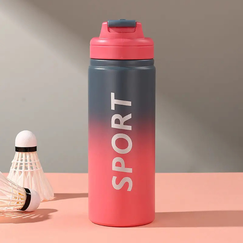 Vacuum Hot & Cold  Sports Sipper Bottle (Red)