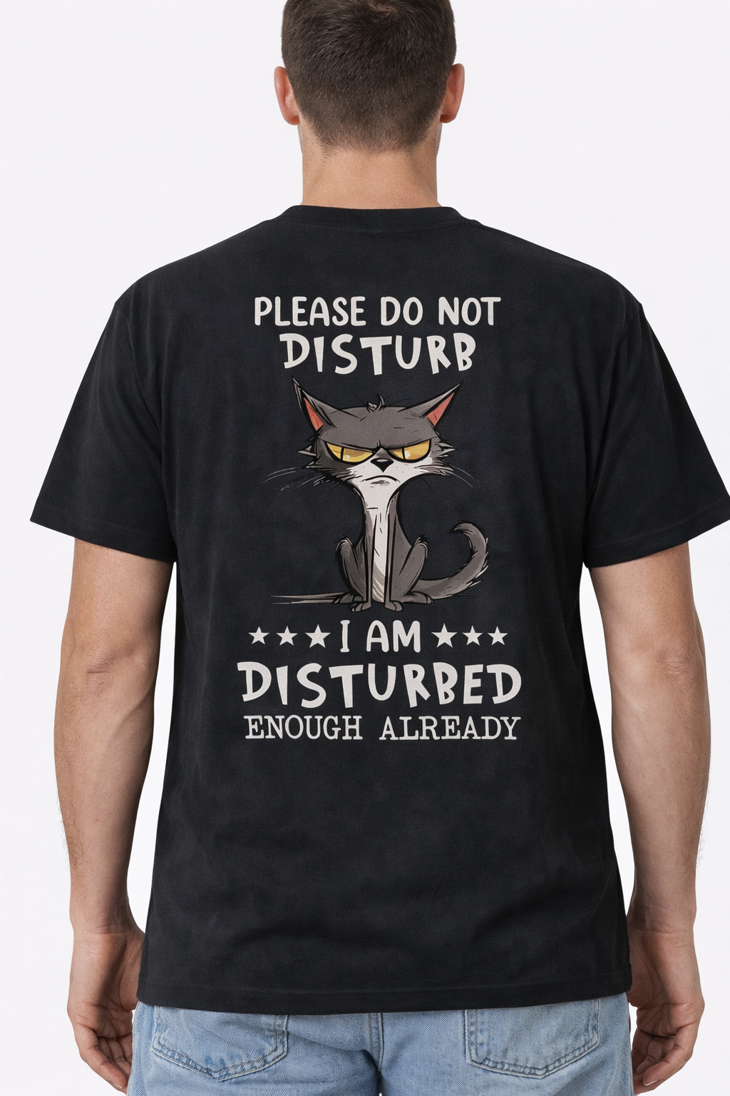 Iam Disturbed Enough Already Round Neck T-Shirt (Copy)